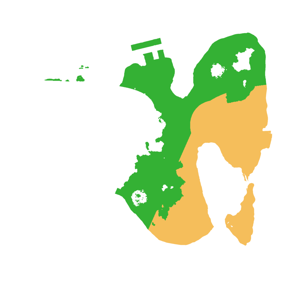 Biome Rust Map: Procedural Map, Size: 2000, Seed: 423878723