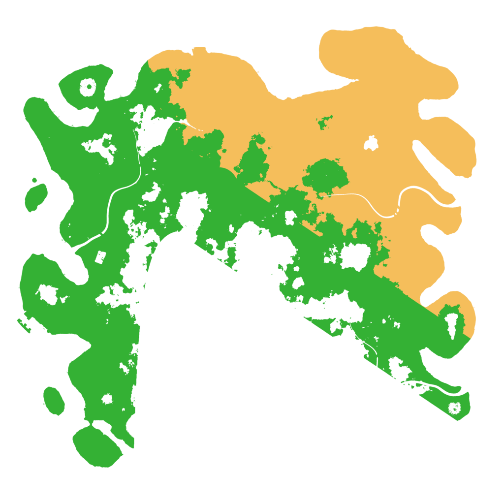 Biome Rust Map: Procedural Map, Size: 4300, Seed: 135428