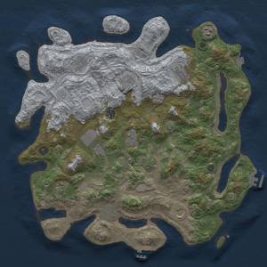 Thumbnail Rust Map: Procedural Map, Size: 4250, Seed: 475967176, 19 Monuments