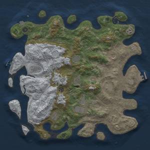 Thumbnail Rust Map: Procedural Map, Size: 4250, Seed: 1421664942, 19 Monuments