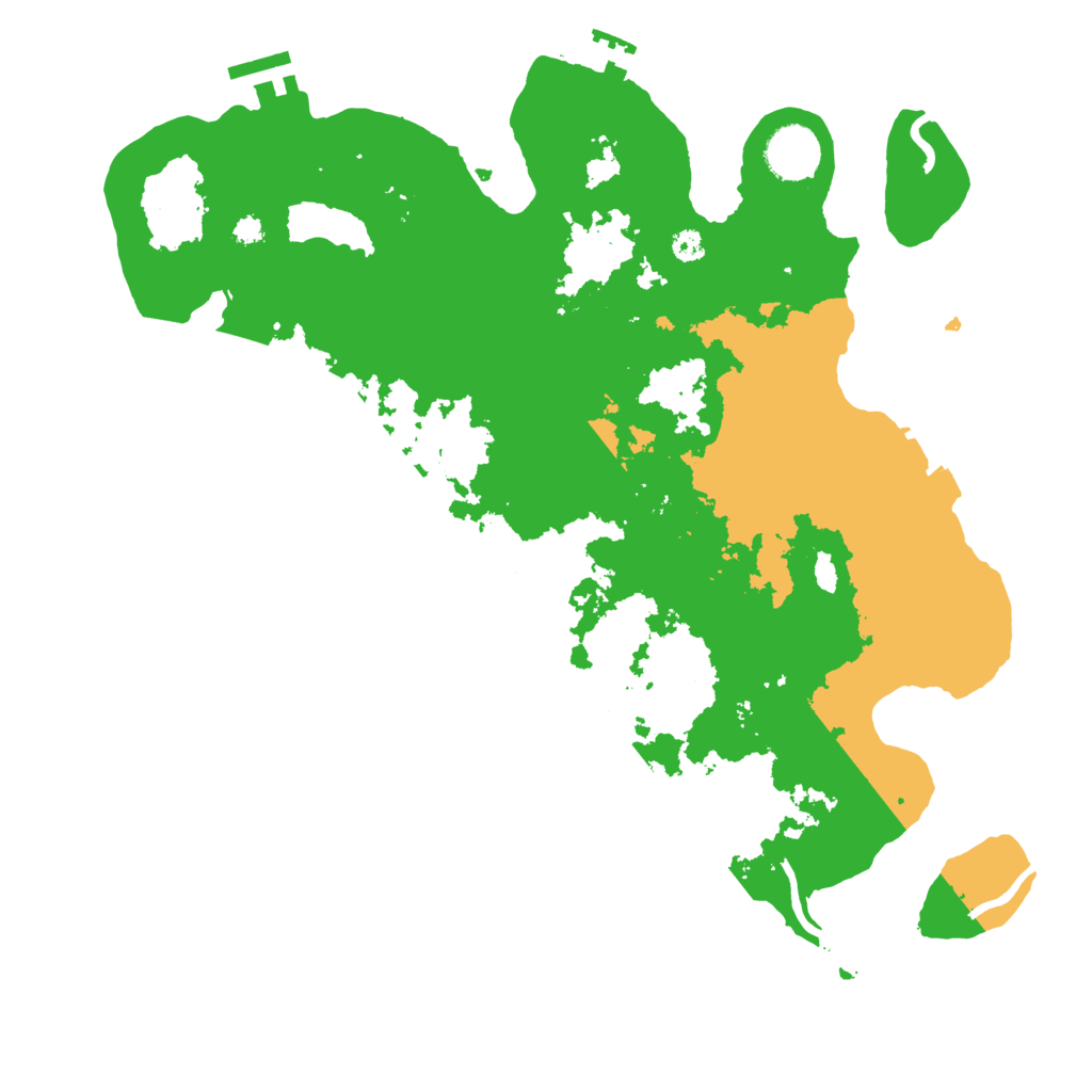 Biome Rust Map: Procedural Map, Size: 3500, Seed: 1817029388