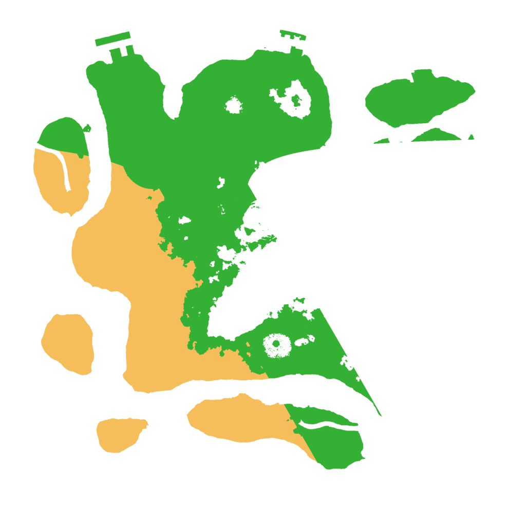 Biome Rust Map: Procedural Map, Size: 3000, Seed: 674766816