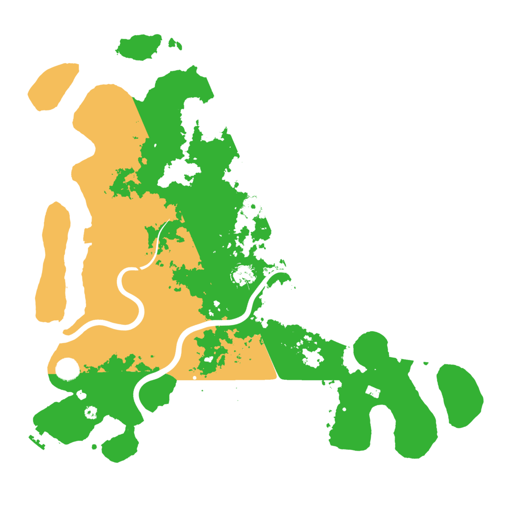 Biome Rust Map: Procedural Map, Size: 3900, Seed: 55217658
