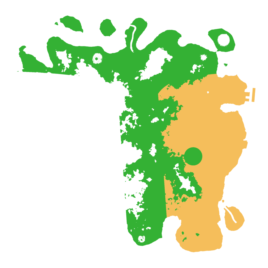 Biome Rust Map: Procedural Map, Size: 3900, Seed: 100