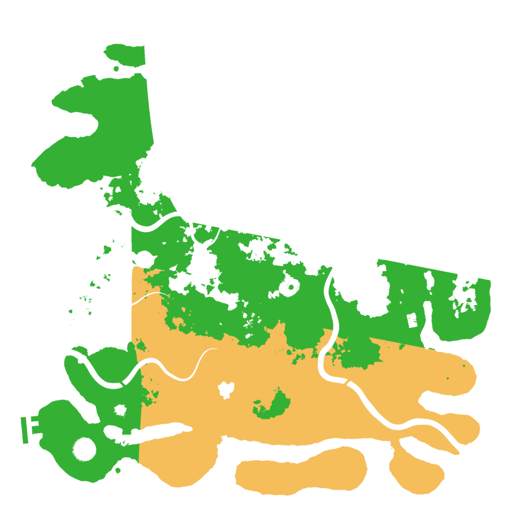 Biome Rust Map: Procedural Map, Size: 4000, Seed: 64438