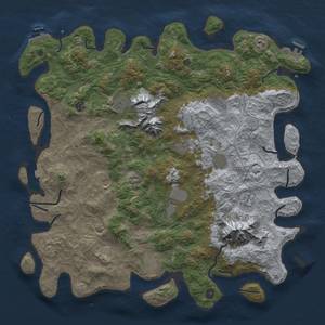 Thumbnail Rust Map: Procedural Map, Size: 5000, Seed: 1385945897, 19 Monuments