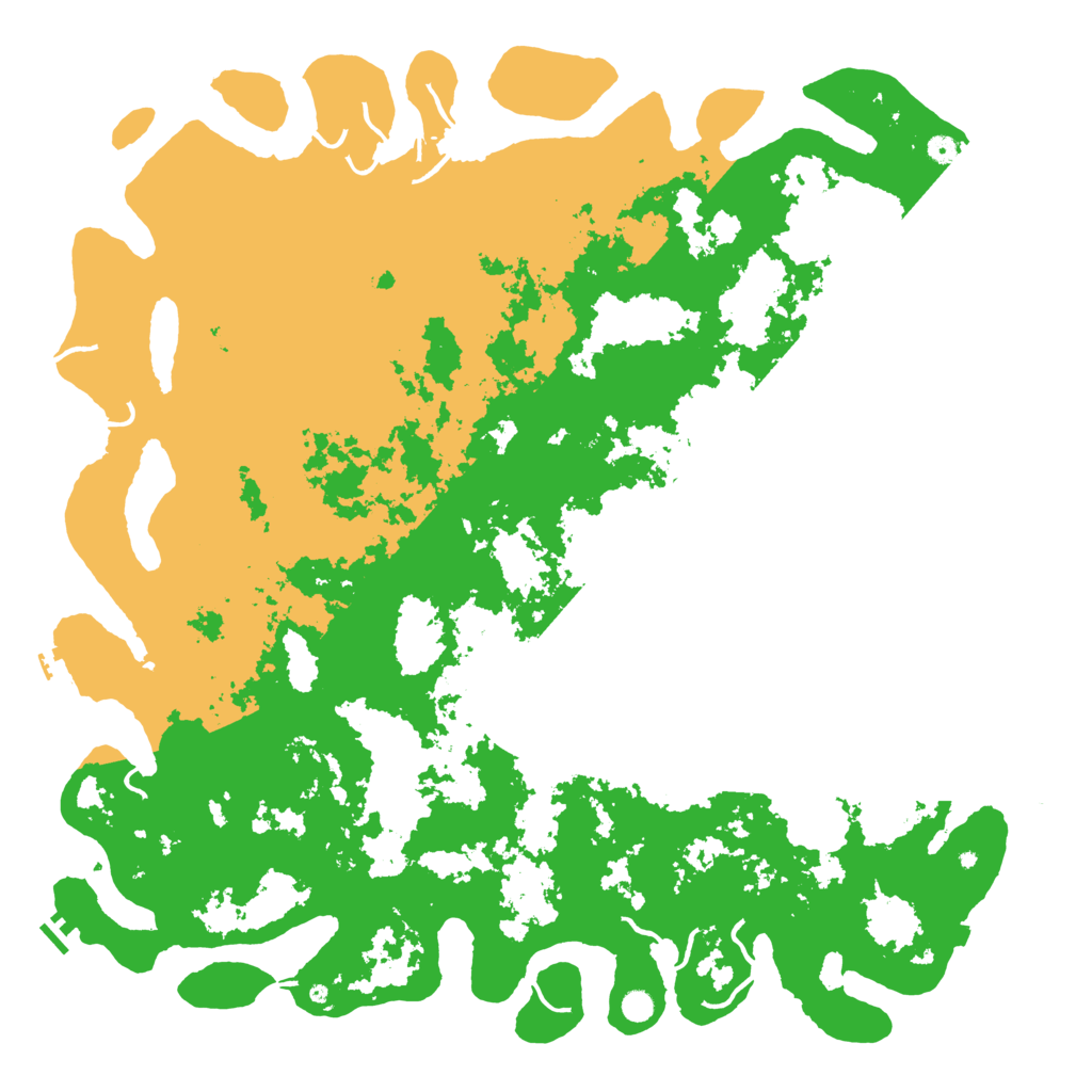 Biome Rust Map: Procedural Map, Size: 6000, Seed: 5634190