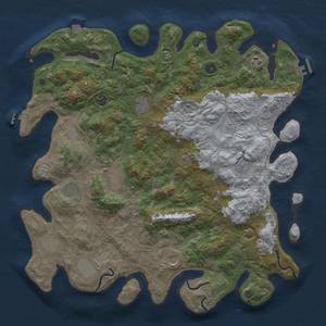 Thumbnail Rust Map: Procedural Map, Size: 4500, Seed: 1526375476, 19 Monuments