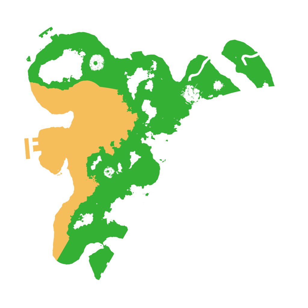 Biome Rust Map: Procedural Map, Size: 3000, Seed: 430647710