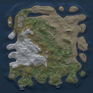 Thumbnail Rust Map: Procedural Map, Size: 4250, Seed: 902525976, 18 Monuments