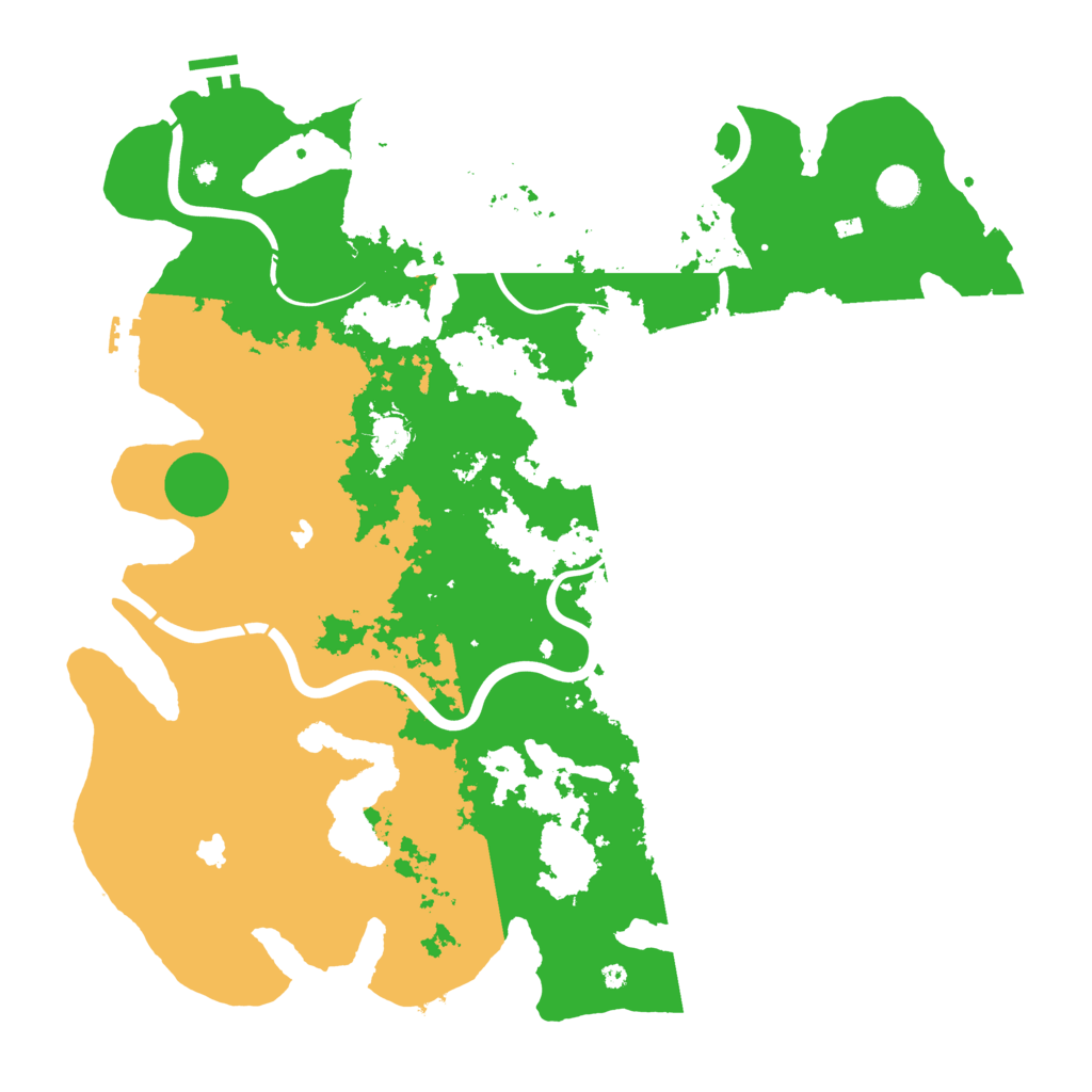 Biome Rust Map: Procedural Map, Size: 4500, Seed: 770667028