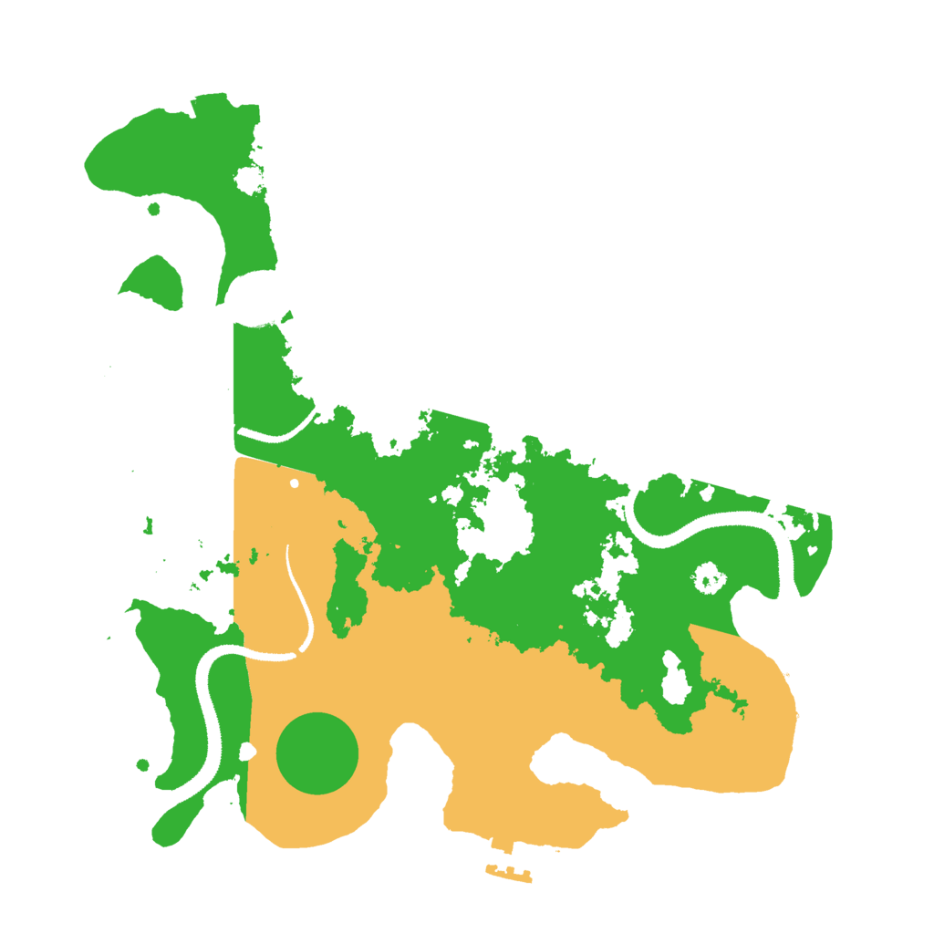 Biome Rust Map: Procedural Map, Size: 3000, Seed: 958429882