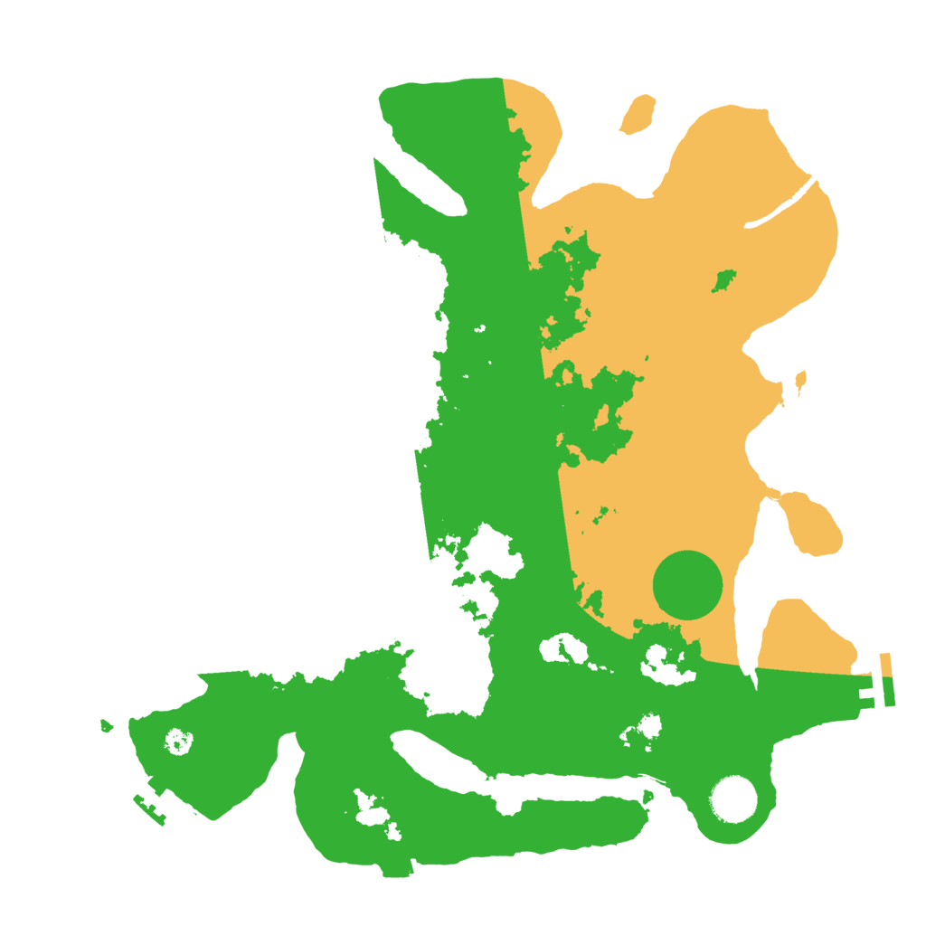 Biome Rust Map: Procedural Map, Size: 3500, Seed: 456761237