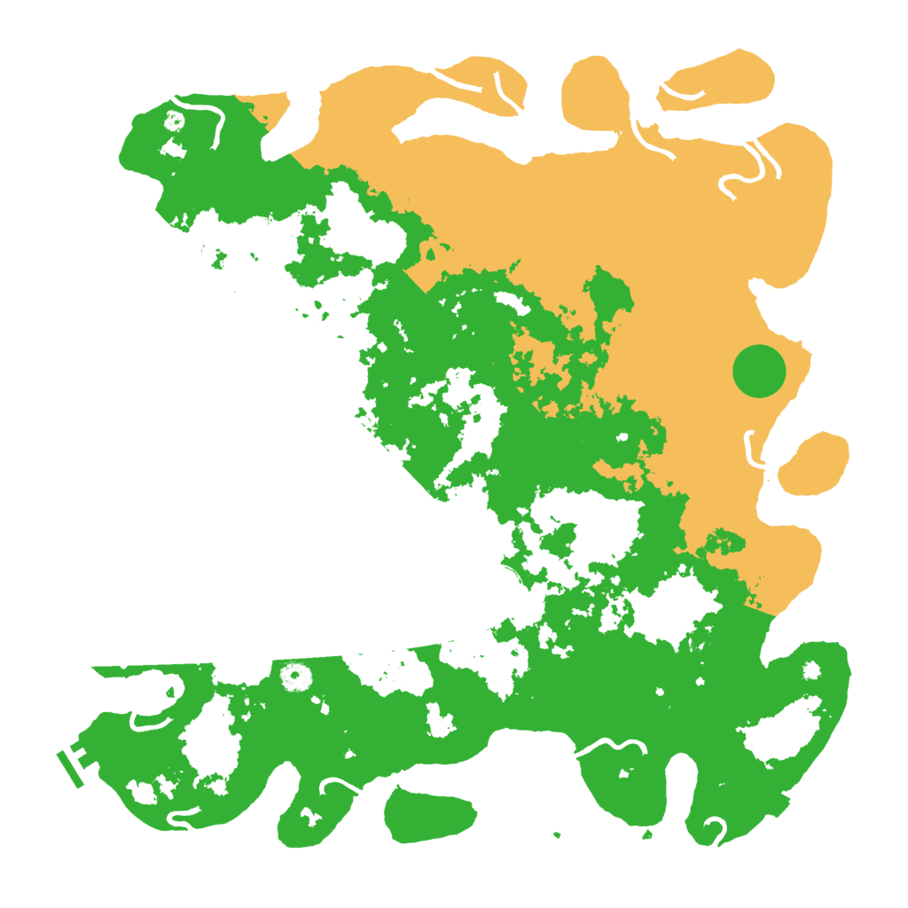 Biome Rust Map: Procedural Map, Size: 4500, Seed: 1358735912