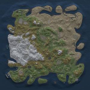 Thumbnail Rust Map: Procedural Map, Size: 4500, Seed: 1358735912, 19 Monuments