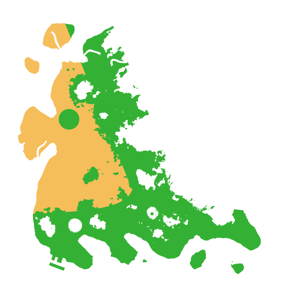 Biome Rust Map: Procedural Map, Size: 3750, Seed: 11561156