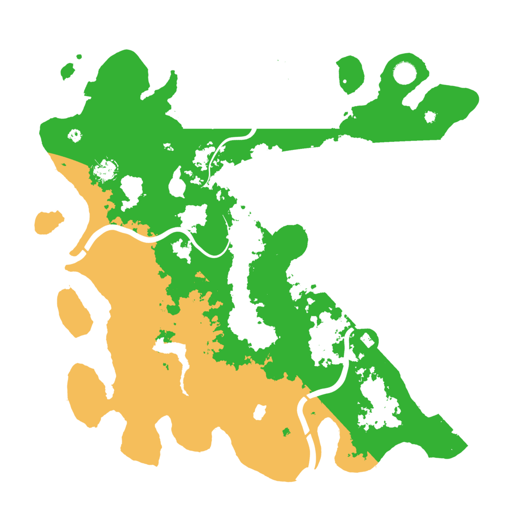 Biome Rust Map: Procedural Map, Size: 4000, Seed: 624376732