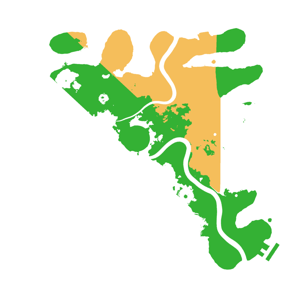 Biome Rust Map: Procedural Map, Size: 3000, Seed: 2135202192
