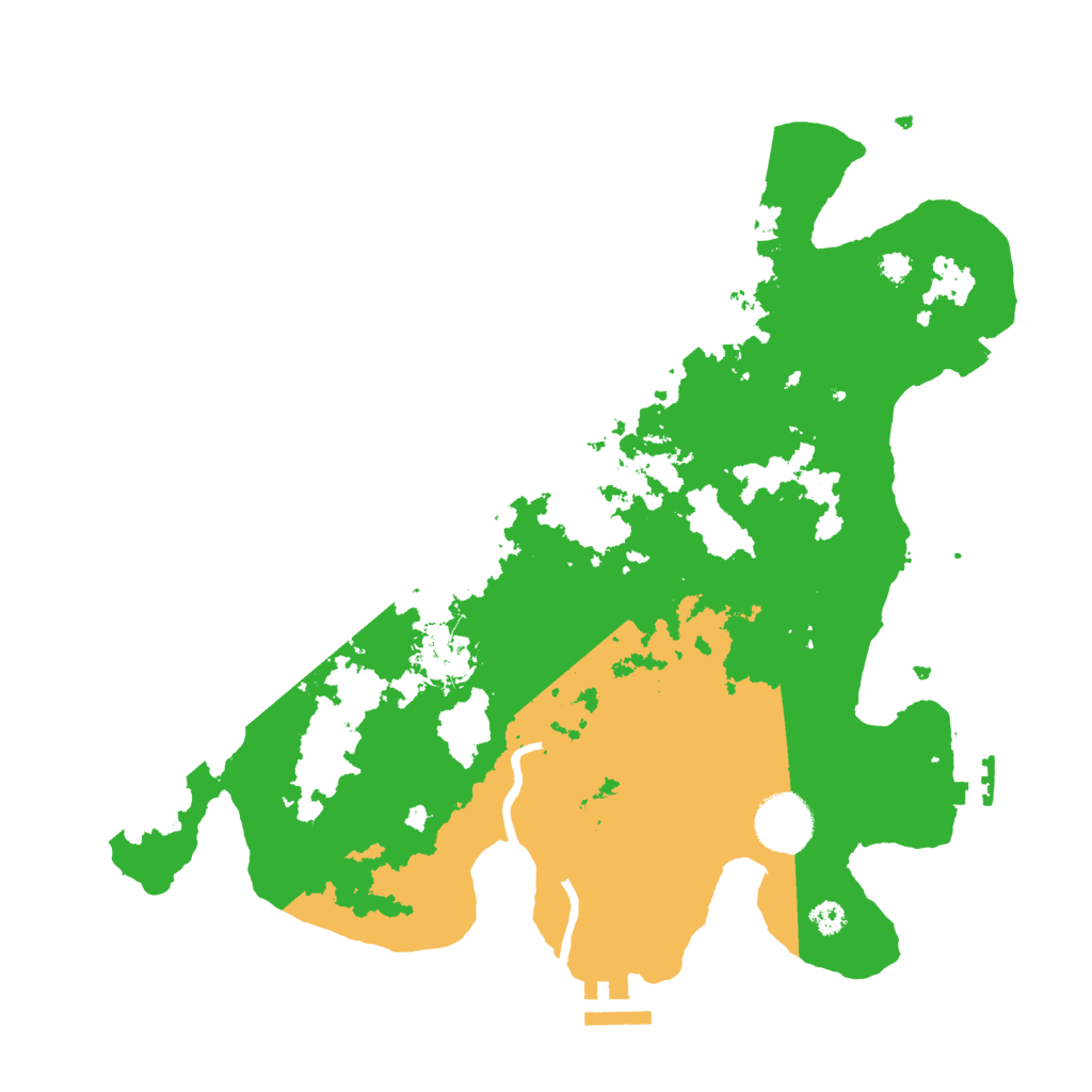 Biome Rust Map: Procedural Map, Size: 3300, Seed: 1375539585