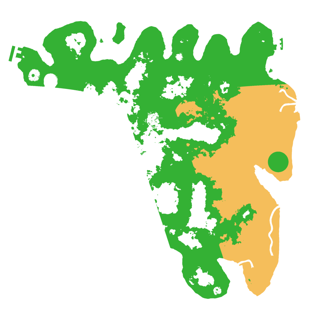 Biome Rust Map: Procedural Map, Size: 4050, Seed: 52634322