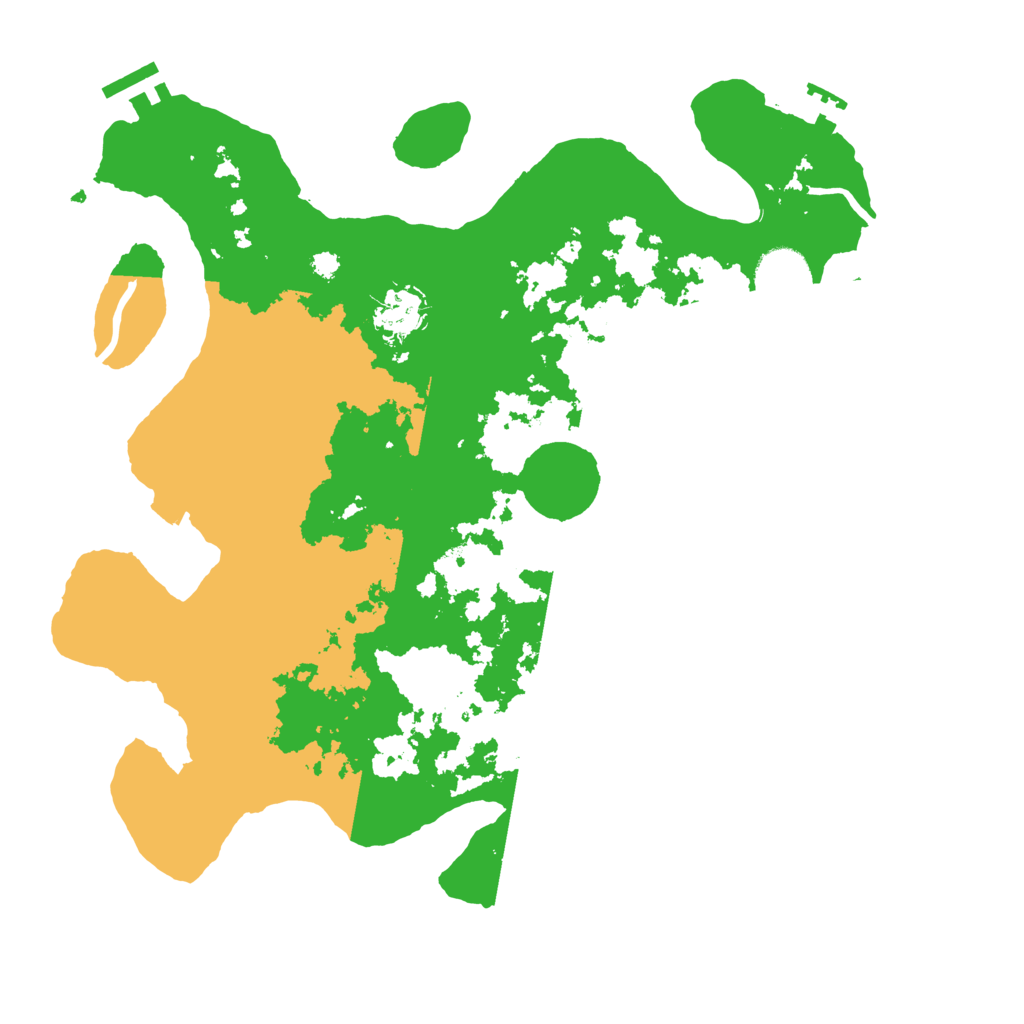 Biome Rust Map: Procedural Map, Size: 3500, Seed: 832967572