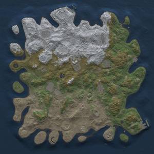 Thumbnail Rust Map: Procedural Map, Size: 4500, Seed: 793929819, 19 Monuments