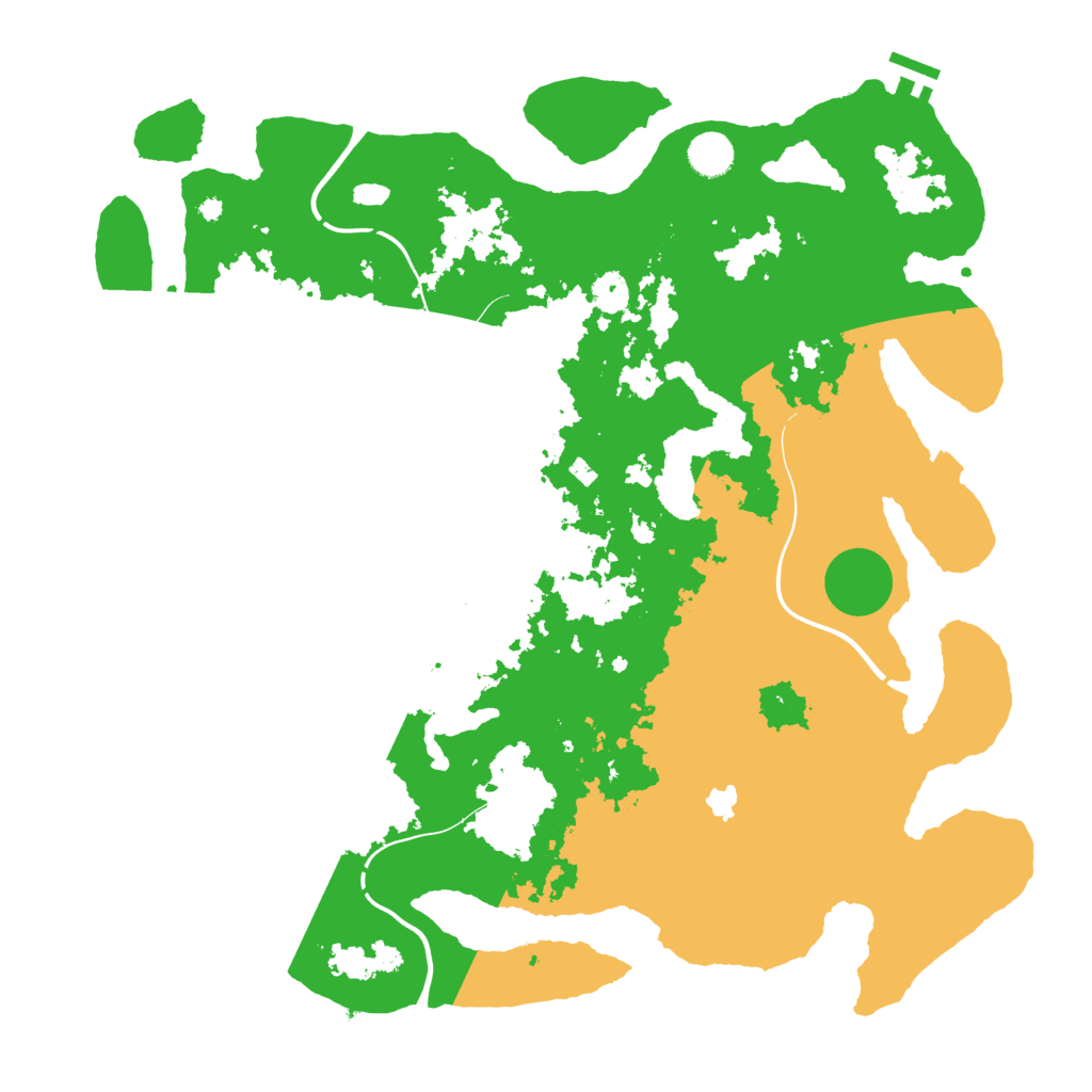 Biome Rust Map: Procedural Map, Size: 4250, Seed: 85400427