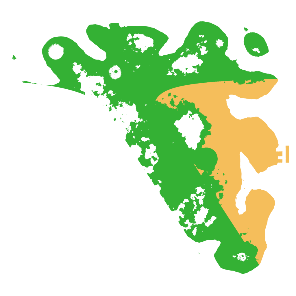 Biome Rust Map: Procedural Map, Size: 3500, Seed: 1992693502