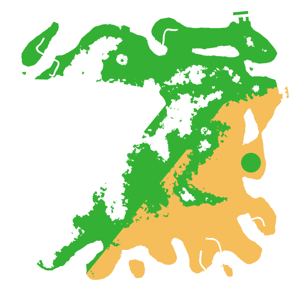 Biome Rust Map: Procedural Map, Size: 4000, Seed: 1919516546