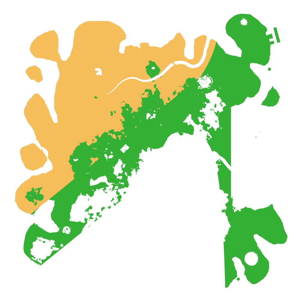Biome Rust Map: Procedural Map, Size: 4000, Seed: 79355168