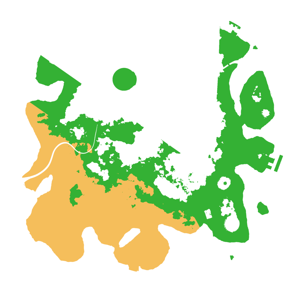 Biome Rust Map: Procedural Map, Size: 3500, Seed: 1520523663