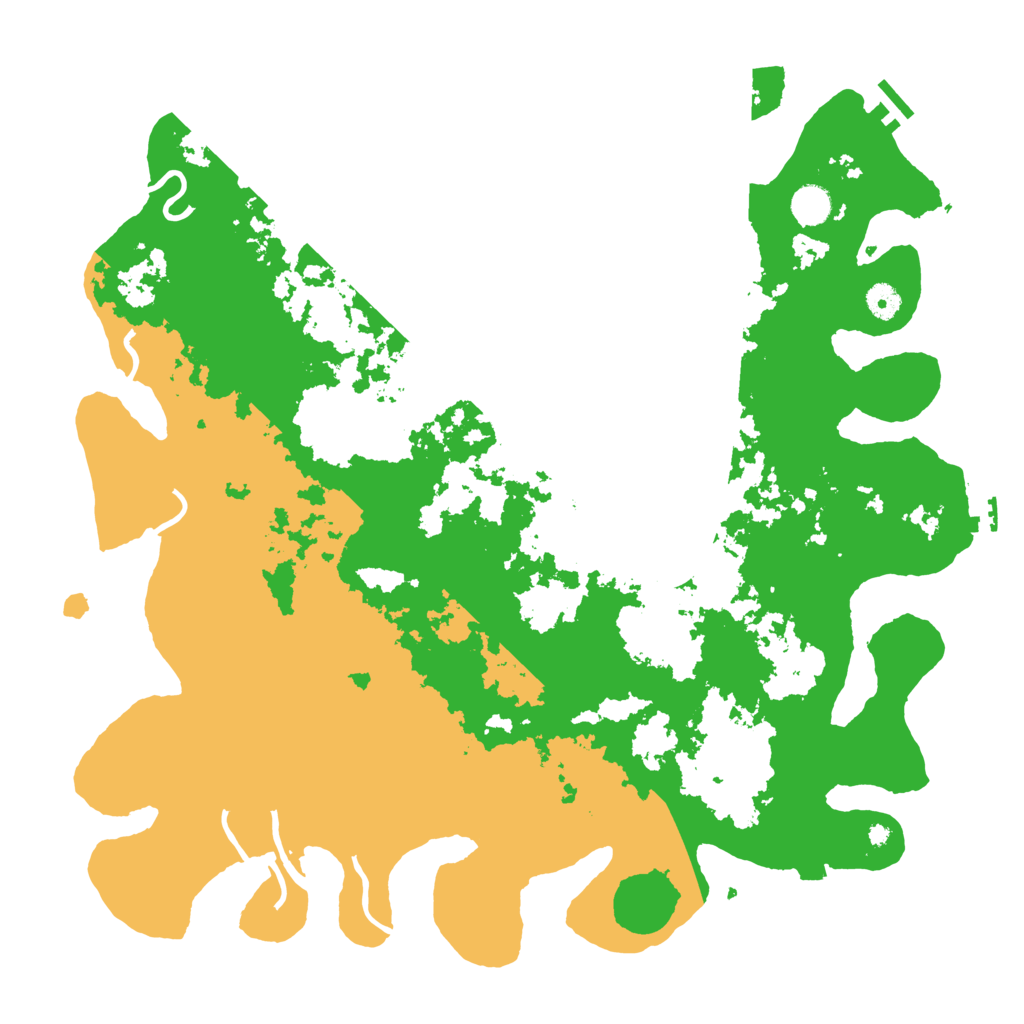 Biome Rust Map: Procedural Map, Size: 4500, Seed: 29051978