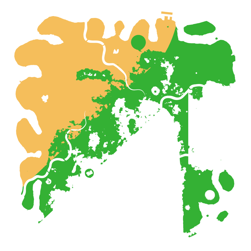 Biome Rust Map: Procedural Map, Size: 4500, Seed: 1757585734