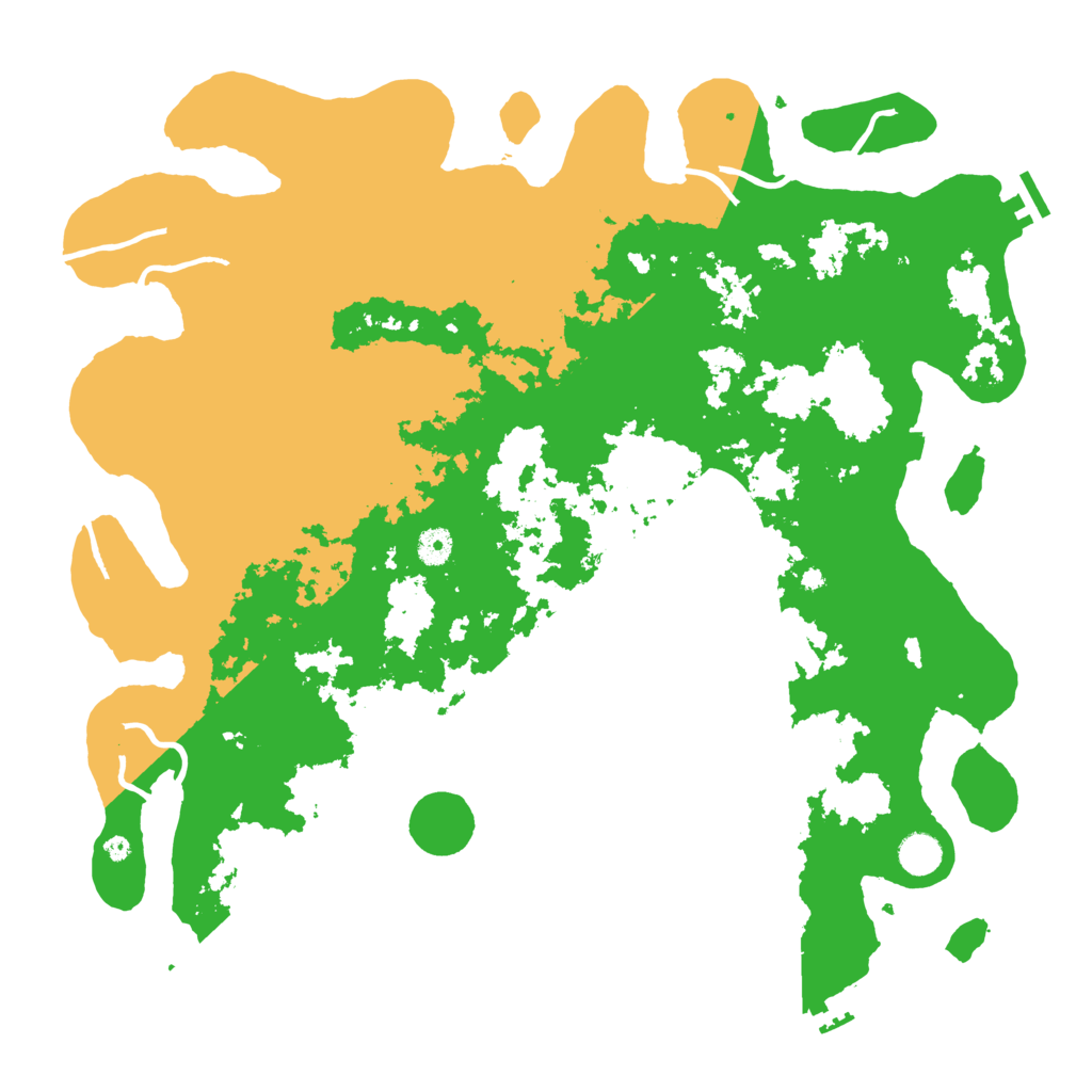 Biome Rust Map: Procedural Map, Size: 4500, Seed: 1757585734