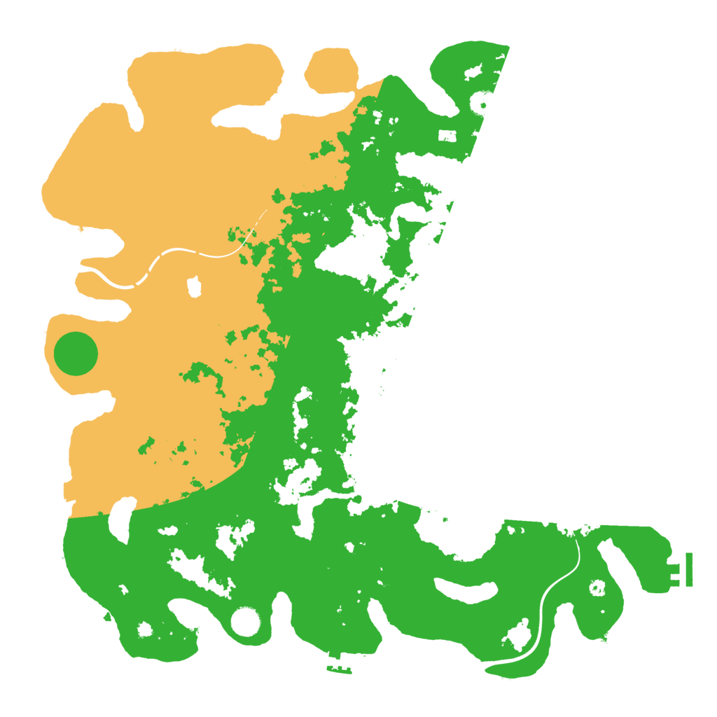 Biome Rust Map: Procedural Map, Size: 4300, Seed: 155013629