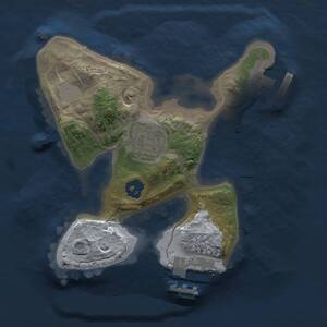 Thumbnail Rust Map: Procedural Map, Size: 1750, Seed: 4511546, 4 Monuments