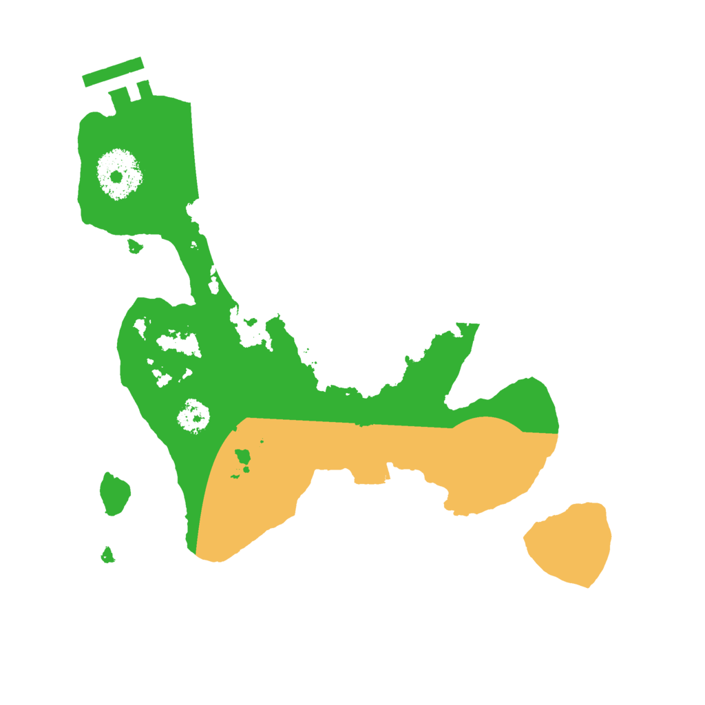 Biome Rust Map: Procedural Map, Size: 2300, Seed: 704785083