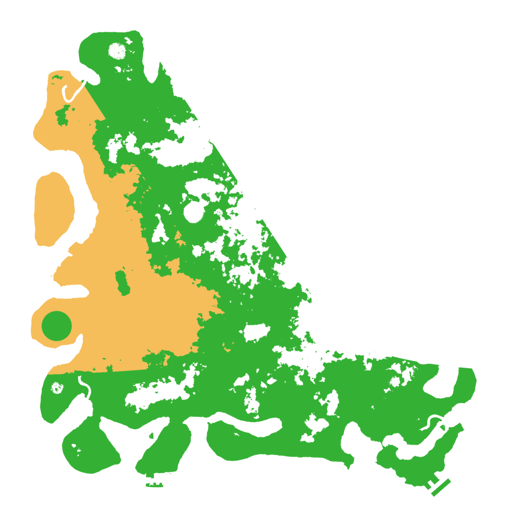 Biome Rust Map: Procedural Map, Size: 4500, Seed: 1376065119