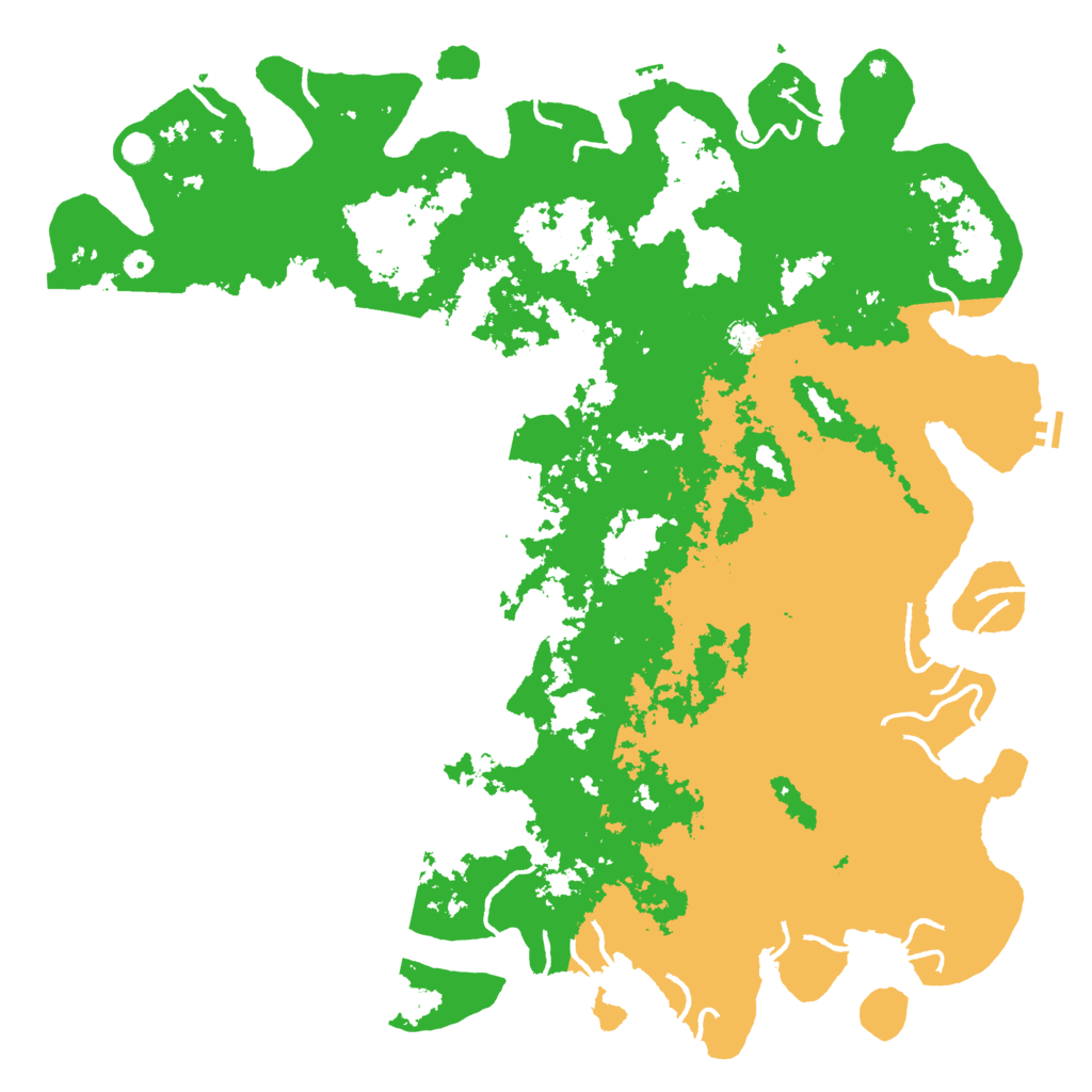 Biome Rust Map: Procedural Map, Size: 6000, Seed: 958429971