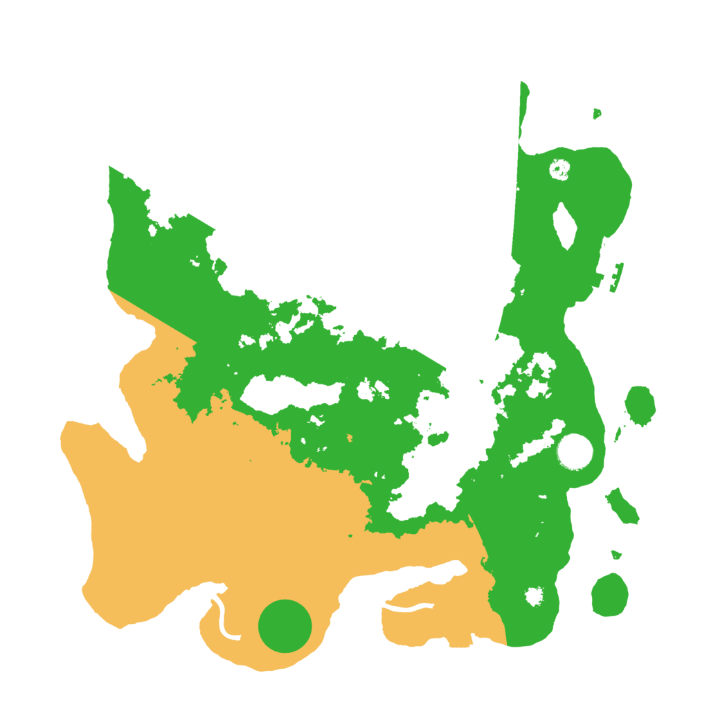 Biome Rust Map: Procedural Map, Size: 3500, Seed: 1248582926