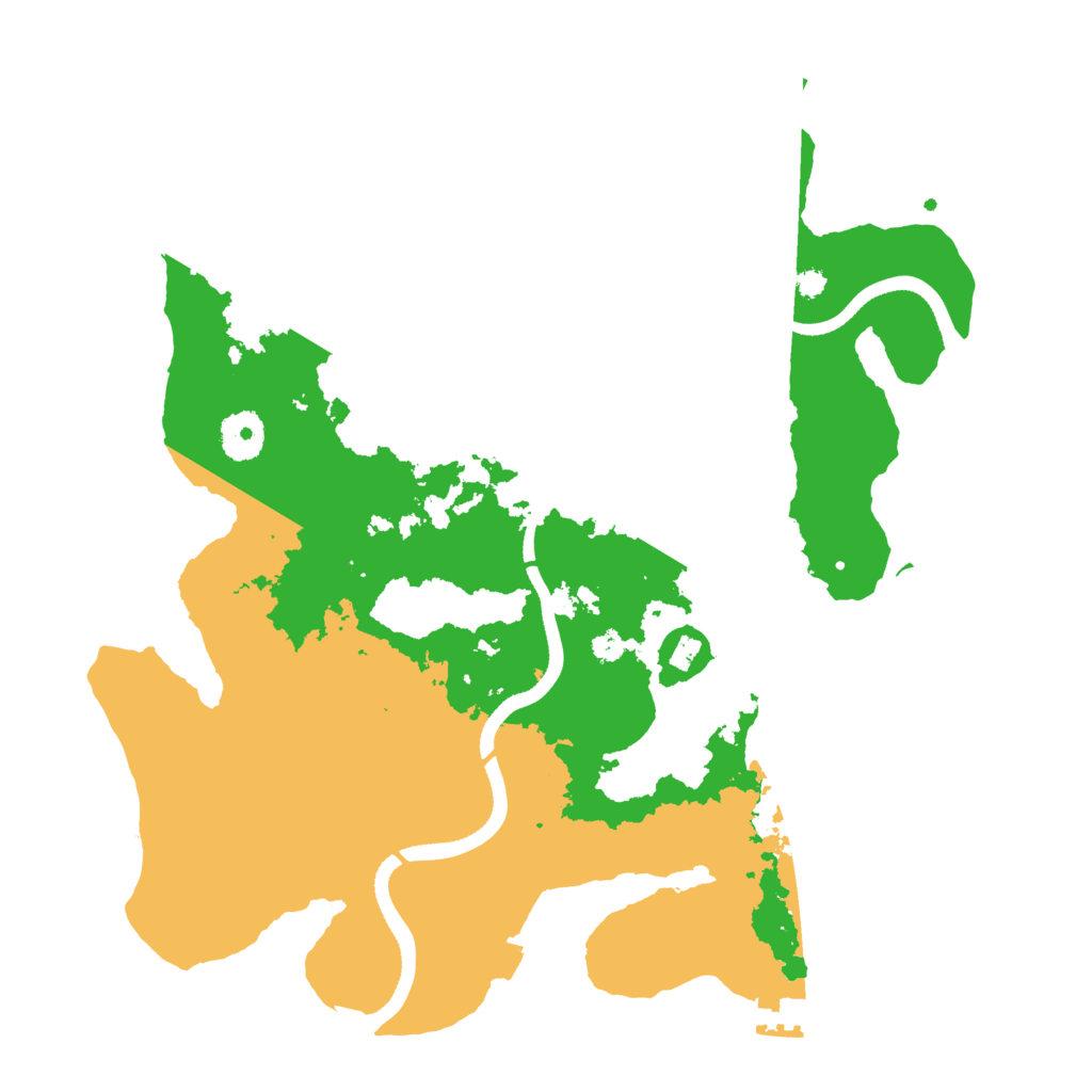 Biome Rust Map: Procedural Map, Size: 3500, Seed: 1248582926