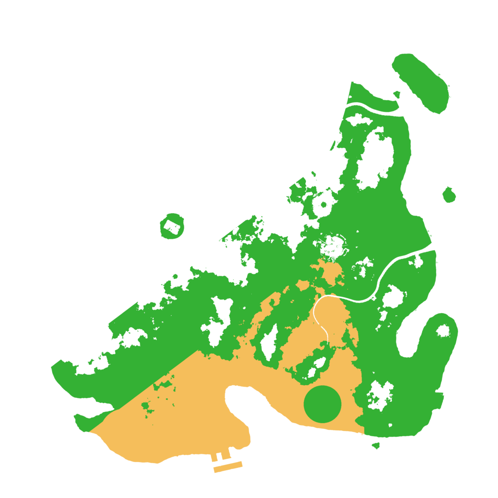 Biome Rust Map: Procedural Map, Size: 3500, Seed: 1407985963
