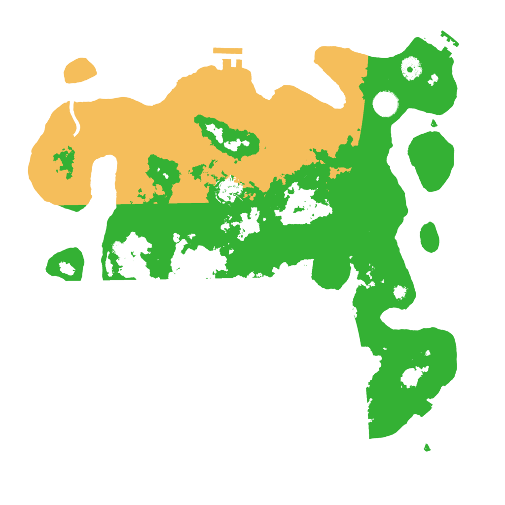 Biome Rust Map: Procedural Map, Size: 3500, Seed: 233635928