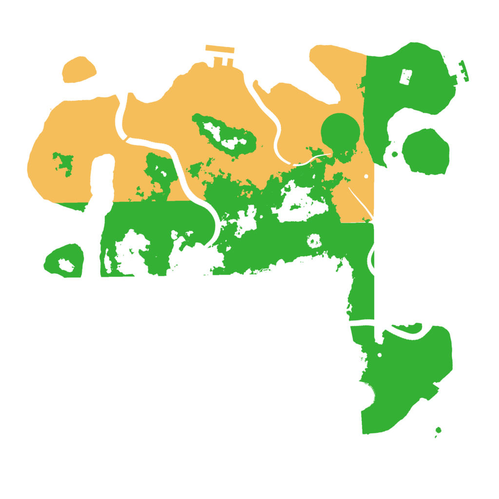 Biome Rust Map: Procedural Map, Size: 3500, Seed: 233635928