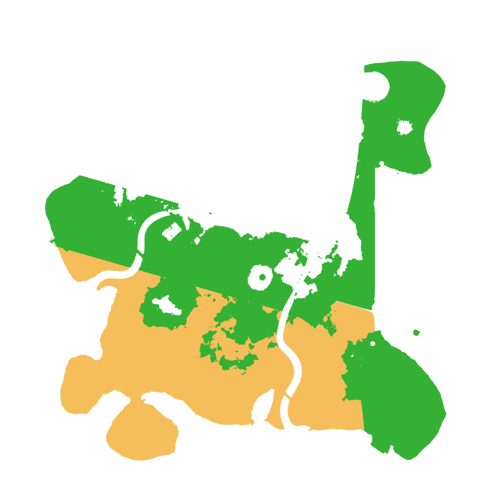 Biome Rust Map: Procedural Map, Size: 3000, Seed: 376038155