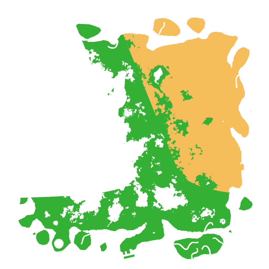 Biome Rust Map: Procedural Map, Size: 5000, Seed: 7423