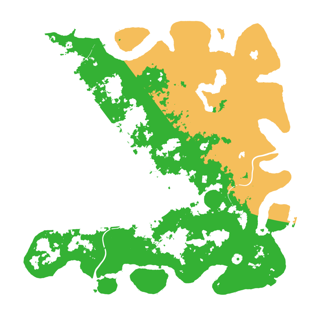 Biome Rust Map: Procedural Map, Size: 4500, Seed: 1005994928