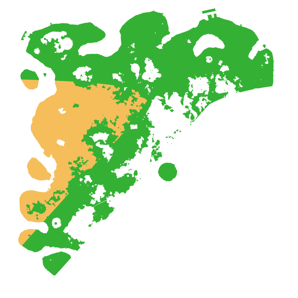 Biome Rust Map: Procedural Map, Size: 4500, Seed: 626506102