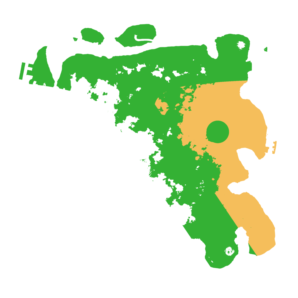 Biome Rust Map: Procedural Map, Size: 3500, Seed: 621281990