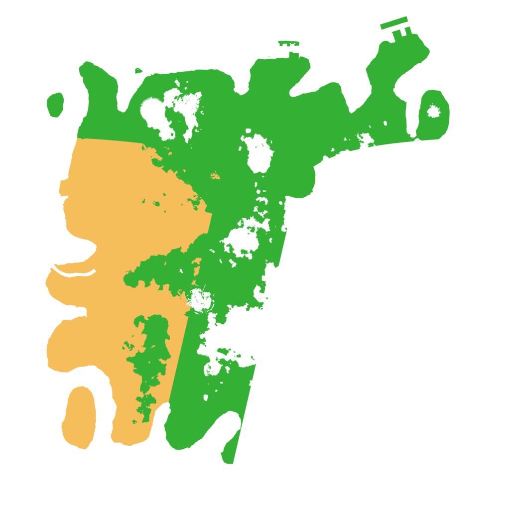 Biome Rust Map: Procedural Map, Size: 3700, Seed: 998115